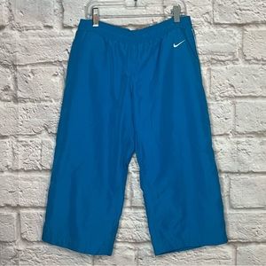 Nike Athletic Pants Blue‎ Cropped Women's Size XSmall